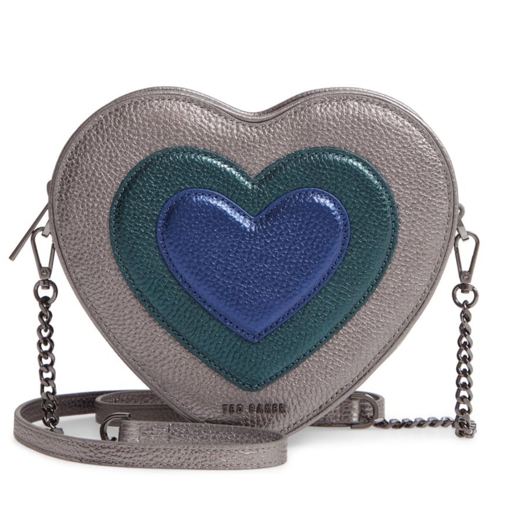 Serera Printed Heart Crossbody Bag